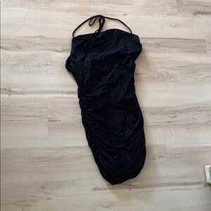 Windsor Black Strapless Dress